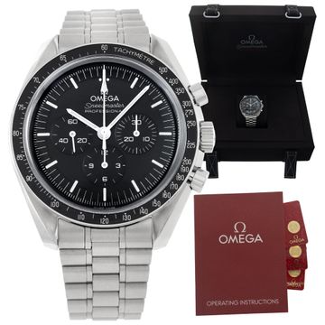 Omega Speedmaster 31030425001001 Stainless Steel Black dial 42mm Manual watch