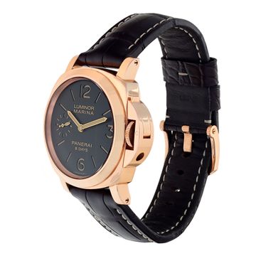 Panerai Luminor Marina PAM00511 18k rose gold Brown dial 44mm Manual watch