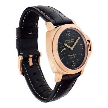 Panerai Luminor Marina PAM00511 18k rose gold Brown dial 44mm Manual watch