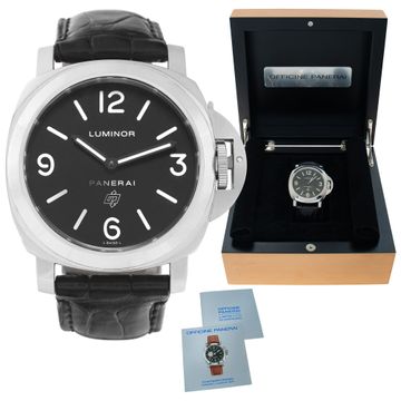 Panerai Luminor PAM000 Stainless Steel Black dial 44mm Automatic watch