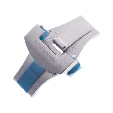 Panerai stainless steel deployment buckle complete with box and steel bar (22mm)