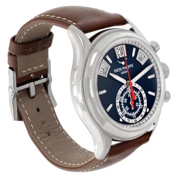 Patek Philippe Annual Calendar 5960G 18k White Gold Blue dial 40mm Automatic wat