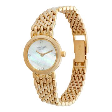 Patek Philippe Calatrava 4706 18k Mother Of Pearl dial 20mm Quartz watch