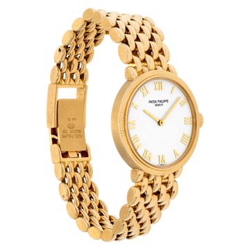 Patek Philippe Calatrava 4809 18k Yellow Gold White dial 25mm Manual watch