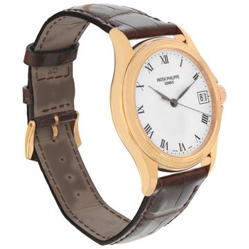 Patek Philippe Calatrava 5117R 18k rose gold White dial 37mm Automatic watch