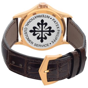 Patek Philippe Calatrava 5117R 18k rose gold White dial 37mm Automatic watch