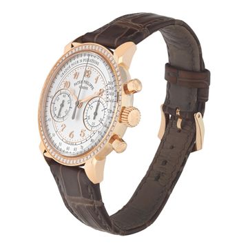 Patek Philippe Chronograph 7150/250R 18k rose gold Ivory dial 38mm Manual watch