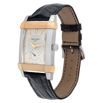 Patek Philippe Gondolo 5111pr Platinum & 18k Rose Gold White dial 48mm Manual wa