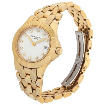 Patek Philippe Neptune 4881/1 18k White dial 26.5mm Quartz watch