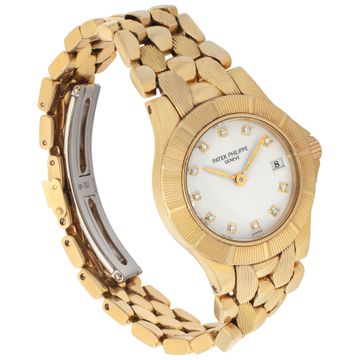 Patek Philippe Neptune 4881/1 18k White dial 26.5mm Quartz watch