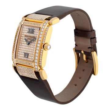 Patek Philippe Twenty 4 4910R 18k rose gold Gold dial 25mm Quartz watch