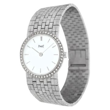 Piaget Classic 925 H 5 18k White Gold White dial 24mm Manual watch