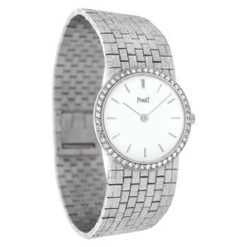Piaget Classic 925 H 5 18k White Gold White dial 24mm Manual watch
