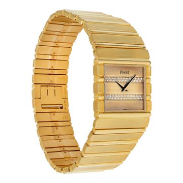 Piaget Polo 7131c701 18k Gold dial 25mm Quartz watch