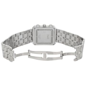 Piaget Protocol 14254 M601D 18k White Gold White dial 28mm Quartz watch