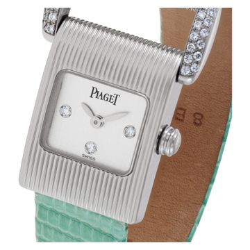 Piaget Protocol 5222 18k White Gold dial 17mm Quartz watch