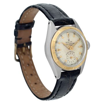 Rolex Bubble 5003 Stainless Steel White dial 24mm Automatic watch