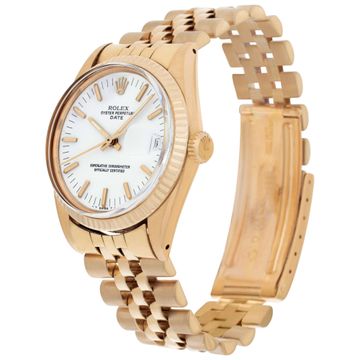 Rolex Date 15038 18k White dial 34mm Automatic watch