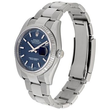 Rolex Datejust 116234 Stainless Steel Blue dial 36mm Automatic watch