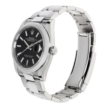 Rolex Datejust 126200 Stainless Steel Black dial 36mm Automatic watch