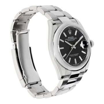 Rolex Datejust 126200 Stainless Steel Black dial 36mm Automatic watch