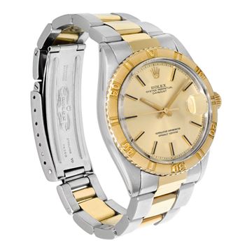 Rolex Datejust 1625 Stainless Steel Gold dial 36mm Automatic watch