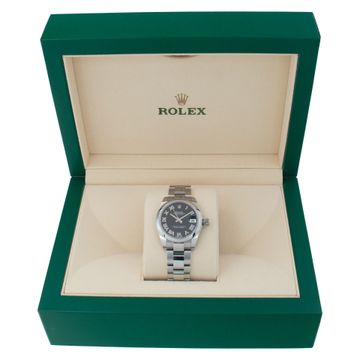 Rolex Datejust 178240 Stainless Steel Black dial 31mm Automatic watch