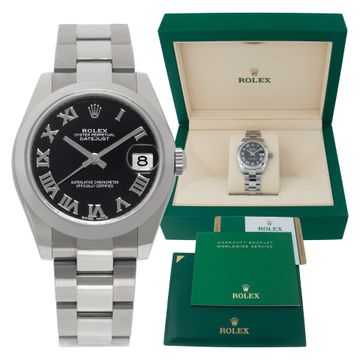 Rolex Datejust 178240 Stainless Steel Black dial 31mm Automatic watch