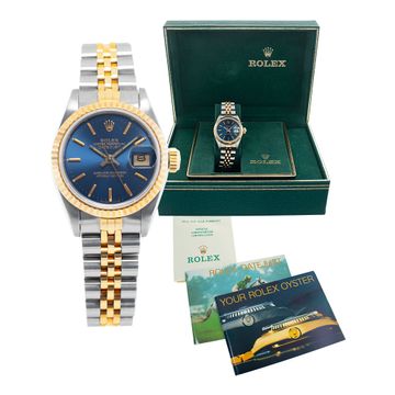 Rolex Datejust 69173 Stainless Steel Blue dial 26mm Automatic watch