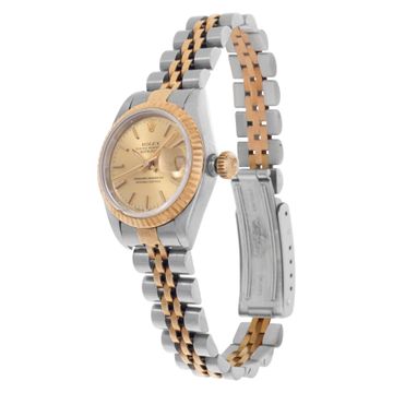 Rolex Datejust 69173 Stainless Steel Gold dial 26mm Automatic watch