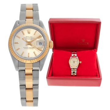 Rolex Datejust 69173 Stainless Steel Silver dial 26mm Automatic watch