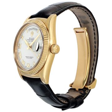 Rolex Day-Date 118138 18k White dial 36mm Automatic watch