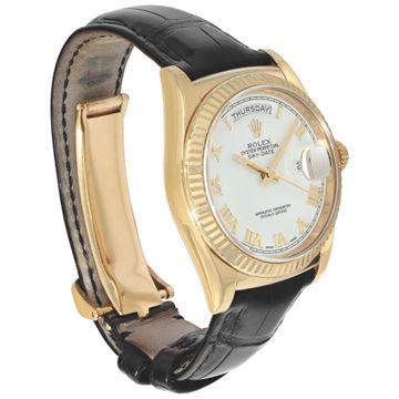 Rolex Day-Date 118138 18k White dial 36mm Automatic watch