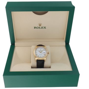 Rolex Day-Date 118138 18k White dial 36mm Automatic watch