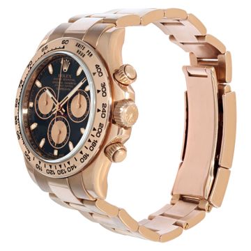 Rolex Daytona 116505 18k rose gold Black dial 40mm Automatic watch
