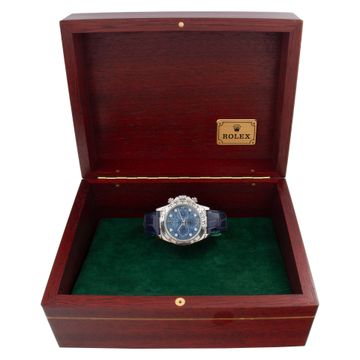 Rolex Daytona 16519 18k White Gold sodalite dial 40mm Automatic watch