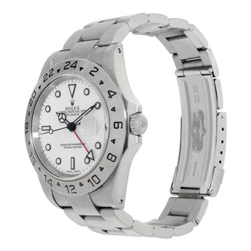 Rolex Explorer II 16570 Stainless Steel White dial 40mm Automatic watch