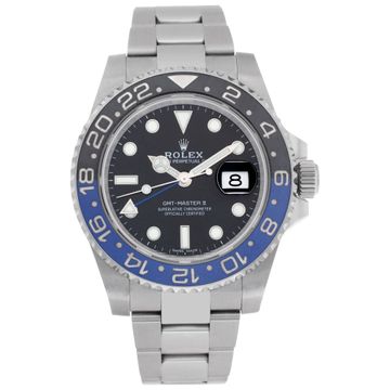 Rolex GMT Master II Batman 116710 Stainless Steel Black dial 40mm Automatic watc