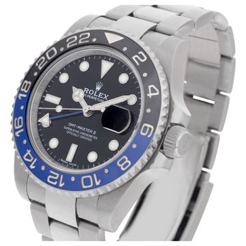 Rolex GMT Master II Batman 116710 Stainless Steel Black dial 40mm Automatic watc