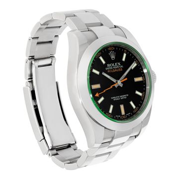 Rolex Milgauss 116400v stainless steel 40mm auto watch