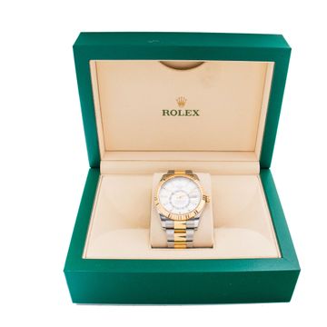 Rolex Sky-Dweller 326933 18k & Stainless Steel White dial 42mm Automatic watch