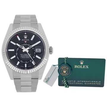 Rolex Sky-Dweller 326934 Stainless Steel Black dial 42mm Automatic watch