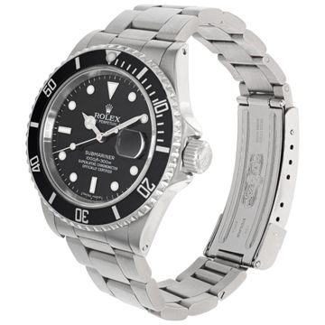 Rolex Submariner 16610 Stainless Steel Black dial 40mm Automatic watch