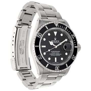 Rolex Submariner 16610 Stainless Steel Black dial 40mm Automatic watch