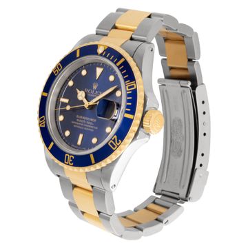 Rolex Submariner 16613 Stainless Steel Blue dial 40mm Automatic watch