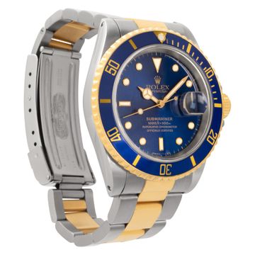 Rolex Submariner 16613 Stainless Steel Blue dial 40mm Automatic watch