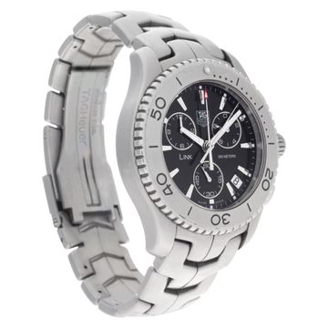Tag Heuer Link CJ1110 Stainless Steel Black dial 41mm Quartz watch