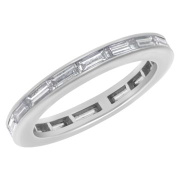 Tiffany & Co. eternity diamond band in platinum