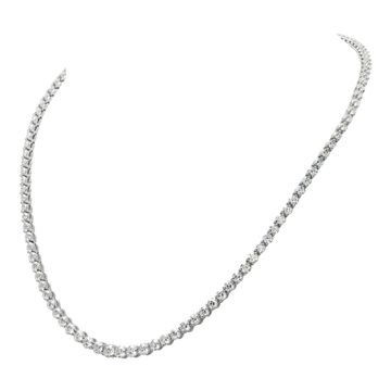 Tiffany & Co. graduated diamond necklace in platinum approx 10.18 carats G-H VVS-VS