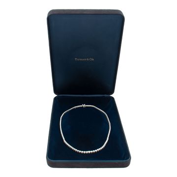 Tiffany & Co. graduated diamond necklace in platinum approx 10.18 carats G-H VVS-VS